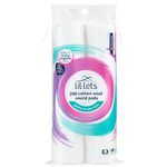 Lil-Lets Cotton Wool Round Pads, 200 Count, Certified Organic, 100% Pure Cotton Wool, Soft and Absorbent, Gentle on Skin, Dermatologically Tested, Bulk Pack