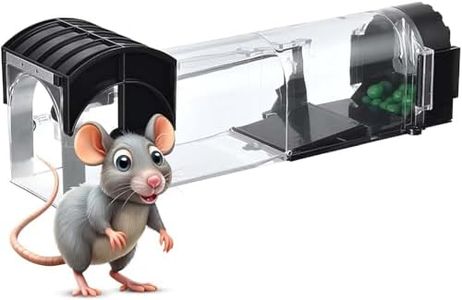Lyrovo Big Rat Trap cage for Mouse - No Kill Reusable Catch and Release Smart Catcher for Home (1)