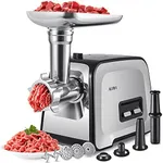 ALTRA LIFE Meat Grinder, Sausage Stuffer, [2800W Max] Electric Meat Mincer with Stainless Steel Blades & 3 Grinding Plates,Sausage Maker & Kubbe Kit for Home Kitchen Commercial