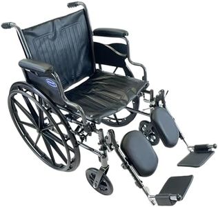 Invacare Essentials Tracer SX3 Wheelchair, Foldable, Elevating Legrests & Desk Length Arms, 20 Inch Seat