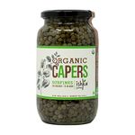 Ishka Farms Organic Capers Surfines in Brine - 1080g, [7-9mm] Perfect Topping on Pizza, Pasta & Sandwiches, Unique Crunchy Taste (Kair,Ker,Keir)