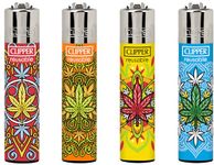 ksp partners ltd - 4 x clipper lighters HIGH MANDALAS