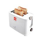 Cello Quick 2 Slice Pop Up 300 Toaster | Aluminium-Plated Upper Cover | Carriage Handle and Cord storage facility | (White) 700 watts