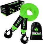 YUNPEAK Tow Strap with Hooks, 2" x 