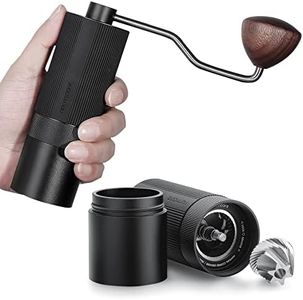 Manual Coffee Grinder - Normcore Manual Coffee Bean Grinder with Stainless Steel Conical Burr - Adjustable Settings - for Drip Coffee, Aeropress, Espresso, Pour Over，French Press, Capacity 20g