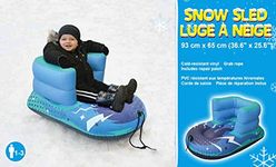 Inflatable Child Snow Sled with Tow Rope