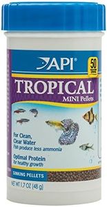 API TROPICAL MINI PELLETS Mini Sinking Pellets Fish Food 1.7-Ounce Container