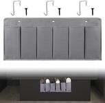 RVZONE RV Shoe Pockets 6 Large Pockets Heavy Hanging Bedside Storage Organizer with Sturdy Hooks for Shoes, Toys and Tools