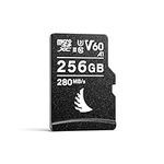 Angelbird - AV PRO microSD V60-256 GB - microSDXC UHS-II A1 Memory Card - (incl. Full-Sized SD Card Adapter) - for Photo and Video - Full HD, 4K, and 6K -with Drones and Action Cams