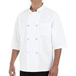 Chef Designs mens 1/2 Sleeve Coat c