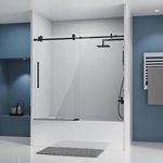 DELAVIN 56-60" W x 59" H Frameless 