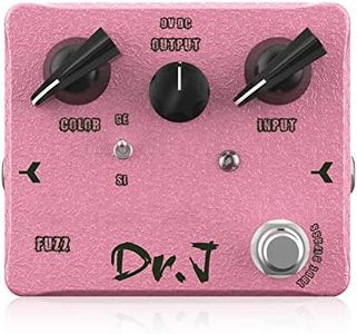 JOYO Fuzz Pedal Between Overdrive& Distortion Across Classic & Mordern Tone for Electric Guitar Effect High-end Edition Dr.J Series (D56)