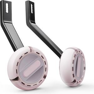 Empathech Training Wheels for 20 inch Bike, Safety Max—High-Strength Steel with Anti-Tip Design, Long-Lasting Light Up Bicycle Training Wheels for Kids Bike, Fits 20'' Single-Speed Only, Purple