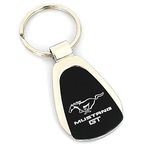Ford Mustang GT Black Tear Drop Key Chain