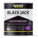 Everbuild Black Jack 901 Bitumen Paint – Solvent Based – Black – 1 Litre