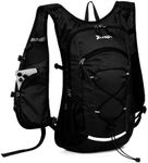 Asnewkit Ultra Lightweight Backpack, 20L Waterproof Hiking Rucksack Bag for Women Men Outdoor Camping, Work Bag, Black
