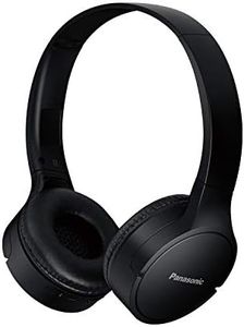 Panasonic On-Ear Wireless Headphones with Bluetooth Connectivity, Black (RB-HF420BE-K), Medium