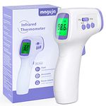 Thermometer for Adults, Digital Thermometer for Kids Baby No-Touch Touchless Infrared Forehead Thermometer with 3 in 1 Digital LCD Display, Fever Alarm and Memory Function