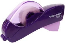 Eagle Automatic Tape Dispenser, Tape Gun, Single Handheld Design, Free 1 Roll of 0.5 Inch (12 mm) and 1 Roll of 0.75 Inch (19 mm) Tapes (Purple)
