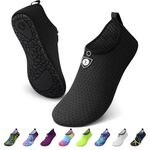 SIMARI Unisex Water Sports Shoes Barefoot Slip-on Indoor Outdoor Sports Activities SWS001 circular black