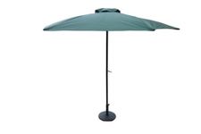 AMAZE" (With 22 Lit., Hollow Plastic Base Patio Garden Farm house Beach Swimming pool Sun shade Umbrella -2.7 Meters - GREEN