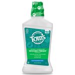 Tom's of Maine Natural Wicked Fresh! Mouthwash, Cool Mountain Mint, 16 Ounce