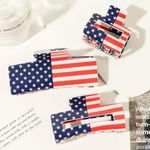 Vovii Red White Blue Claw Clips for 4th of July Hair Accessories, Cute American Flag Hair Claw clips for Independence Day Patriotic Accessories, 4th of July Outfit Dresses for Women USA Accessories