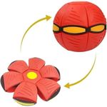 UFO Magic Ball for Kids | Creative Fly Saucer Stomp | Multicolour Deformation| Flying Ball, Fidget Toy, LED Spinner, Air Spinner Flying
