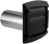 Dundas Jafine Blh4blkzw6 Provent Louvered Exhaust Hood, 4 Inch