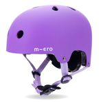 Micro Scooters | Bike/Scooter Deluxe Children's Helmet | Cycling Accessories | Adjustable Headwear | Boys & Girls | 55-58cm | Purple