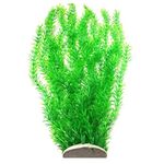 Lantian Grass Cluster Aquarium Décor Plastic Plants Extra Large 23 Inches Tall, Green1