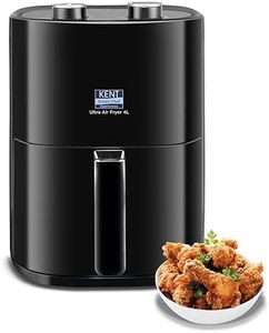 KENT Ultra Air Fryer 4L | 1300W | Fry, Bake, Grill & Roast | Up to 80% Less Oil Usage | Rapid Heat Circulation | Adjustable Temperature Control Knob 80° to 200° | Auto Cut-Off