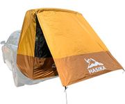 Hasika SUV Tailgate Tent, Universal Car Camping Awning, 3000mm Waterproof & UPF 50+ - Portable Hatchback Privacy Shelter for SUVs - Easy 2-Min Setup Road Trip Essentials Yellow Large