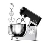 INALSA Stand Mixer 1300W With Digital Preset Option| Pure Copper Motor| 5.3L SS Bowl|Metal Gears for Extra Durability |Accessories Included|Dishwasher Safe | Flour Kneading (Esperto Lx)