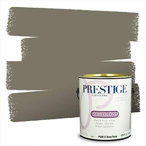 PRESTIGE Paints Interior Paint and Primer In One, 1-Gallon, Semi-Gloss, Comparable Match of Benjamin Moore* Gloucester Sage*