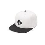 Volcom Men's Quarter Twill Snapback Hat, Whitecap Grey 1, One Size