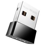 Cudy AC 650Mbps USB WiFi Adapter for PC, 5GHz/2.4GHz Wireless Dongle, WiFi USB, USB Wireless Adapter for Laptop - Nano Size, Compatible with Windows XP / 7/8.x /10/11, Mac OS