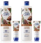 2 x Avon Care Cocoa Butter Nourishing Body Lotion 400ml and Softening Hand Cream 75ml - By Ultimate Things