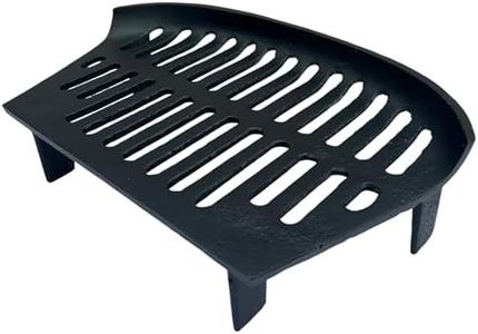 Durable 18-Inch Iron Fire Grate Heavy Duty Fireplace Grate for 18-Inch Fireback