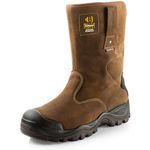 Buckler BSH010BR Men's Waterproof Safety Rigger Work Boots (10 UK)