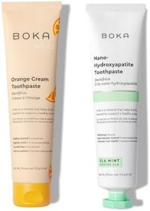 Boka Fluoride Free Toothpaste Nano Hydroxyapatite Toothpaste - Ela Mint, Orange Cream Flavor, 4 oz 2Pk
