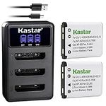 Kastar 2 Pack Battery and LCD Tripl