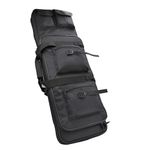 Silfrae Shotgun Bag Tactical Rifle Case Shotgun Backpack Gun Case (Black, 82cm)