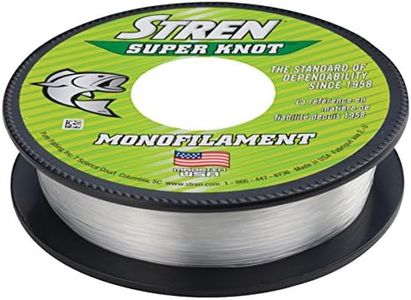 Stren Super Knot Monofilament Fishing Line, SSNFS8-15, Clear, 220-Yard/8-Pound