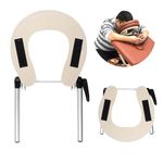 HOINCO 1 Pcs Aluminum Massage Table Face Cradle Deluxe,Face Space Holder,Adjustable Headrest Cradle for Massage Tables