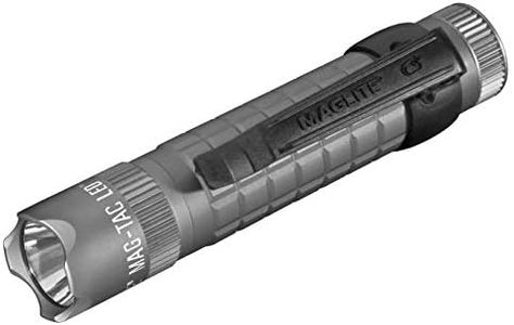Maglite Mag-Tac LED 2-Cell CR123 Flashlight - Crowned-Bezel, Urban Gray
