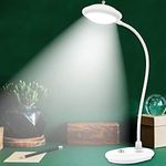 Pick Ur Needs Study/Table/Desk Lamp Rechargeable for Student LED Desk Lamp Eye Caring Table Lamp(White)