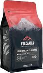 Volcanica Gourmet Coffee Irish Cream Flavored Coffee, Whole Beans, 16 Ounces