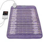 UTK Infrared Heating pad, Amethyst Heating Pad, Far Infrared Heating Pad for Back, Infrared Heating Mat, Memory Function, Auto-Off, Customized Settings, Carry Bag Included, Spro: 24'' x 16''