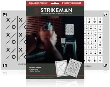 Strikeman 2-Target Expansion Pack: Strike-Deck & Strike-Tac-Toe - Dry-Fire Laser Training System that’s Great for Indoor Target Sheet Shooting Practice